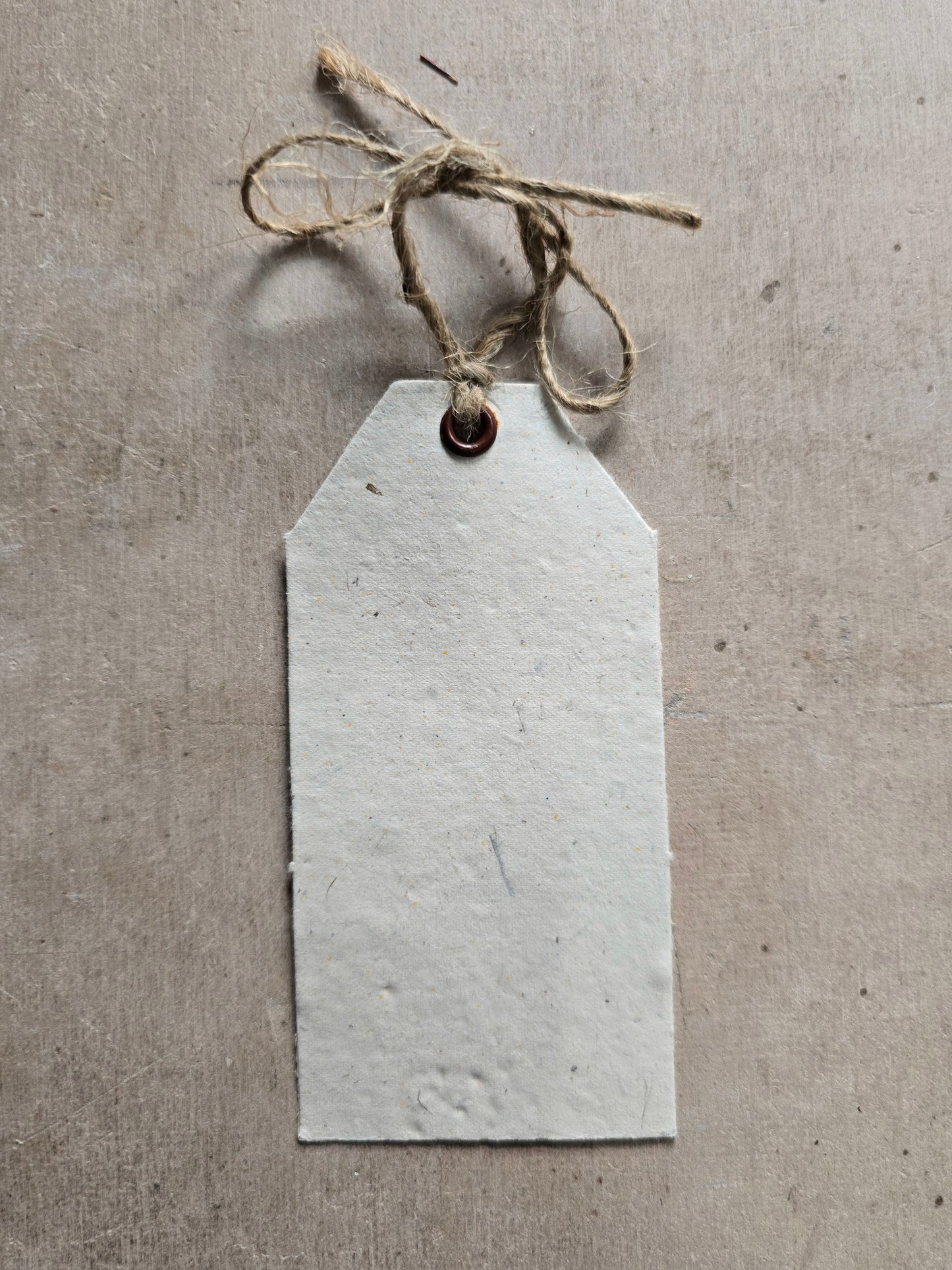 Off-White Textured Swing Tags – Handmade Elephant Dung Recycled Paper