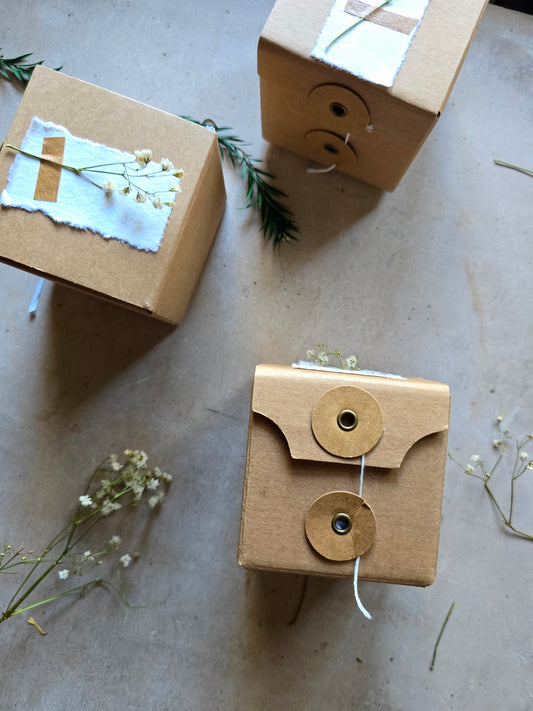 Handmade Aromatherapy Shower Steamers Grounded & Unwind Twin Pack — Small-Batch, Natural Essential Oils, Earthy–Floral, Individually Wrapped in Rustic Kraft Paper