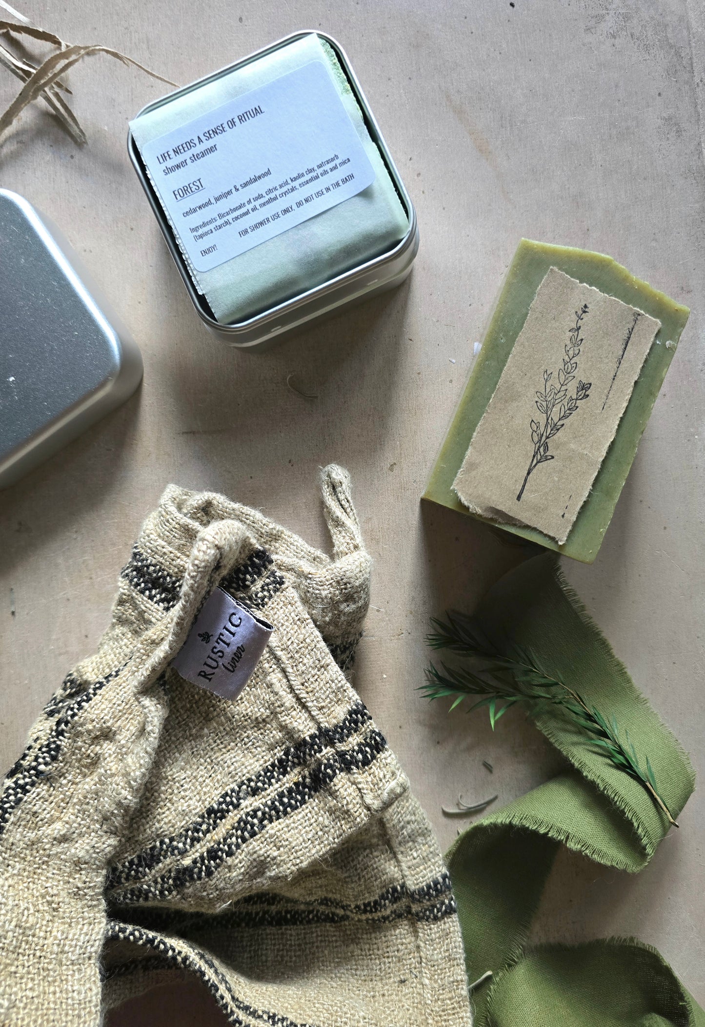 “The Rustic Forest Ritual Gift Box — Earthy Calm for the Everyday”