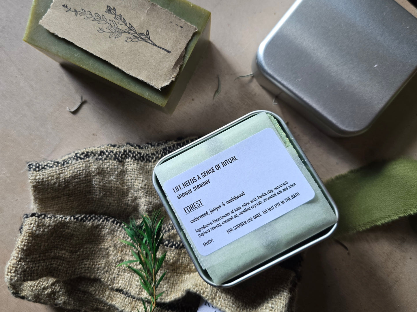 “The Rustic Forest Ritual Gift Box — Earthy Calm for the Everyday”
