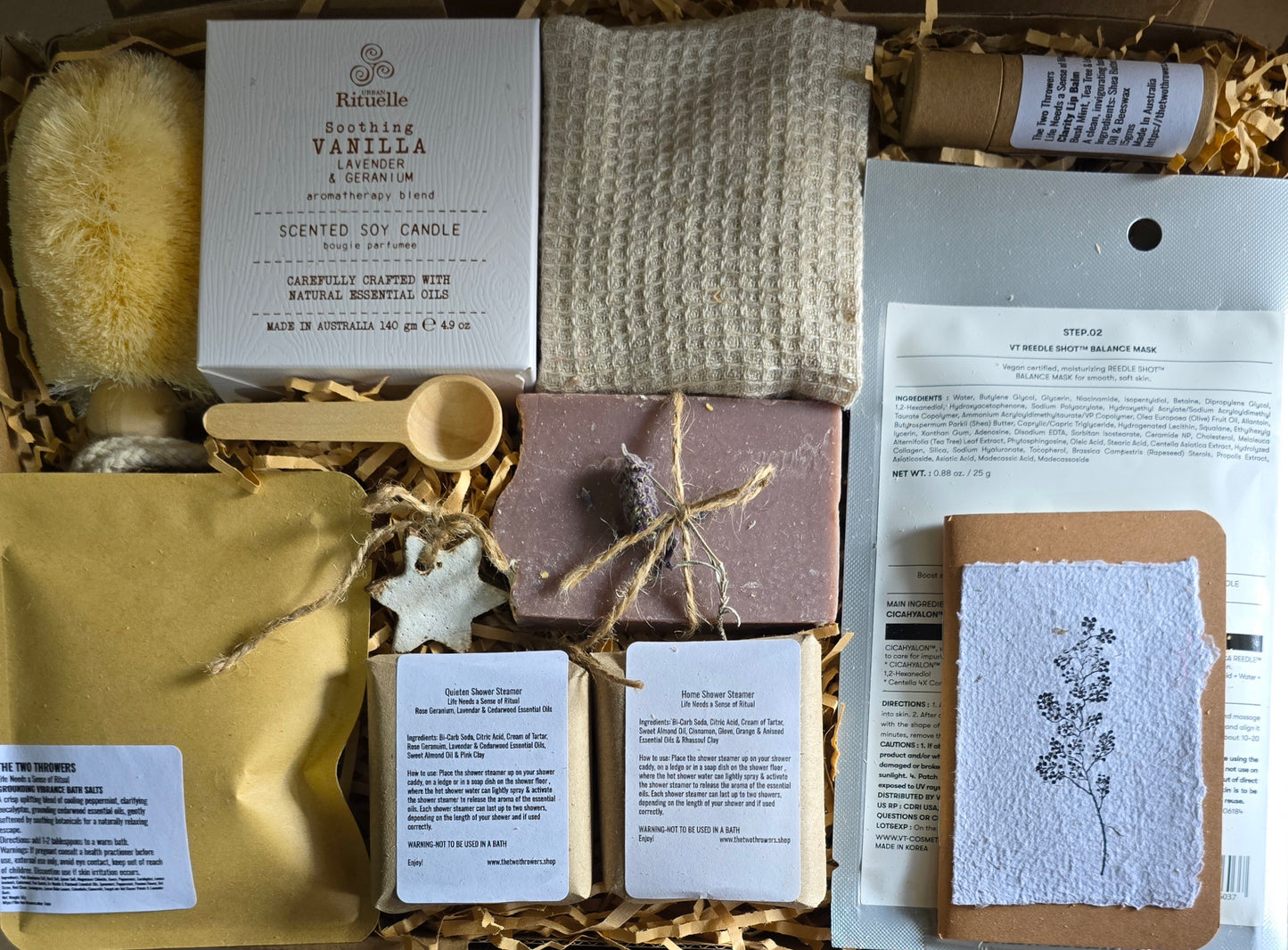 Wellness Gift Box - Handcrafted Deluxe Holistic Gift Box – Essential Oil Body Care & Artisan Self-Care Collection