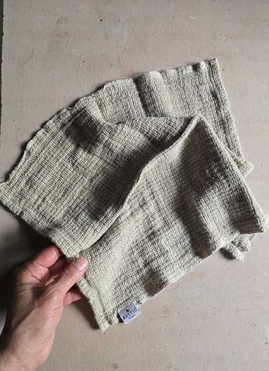 Natural linen wash cloth, Beautiful Quality