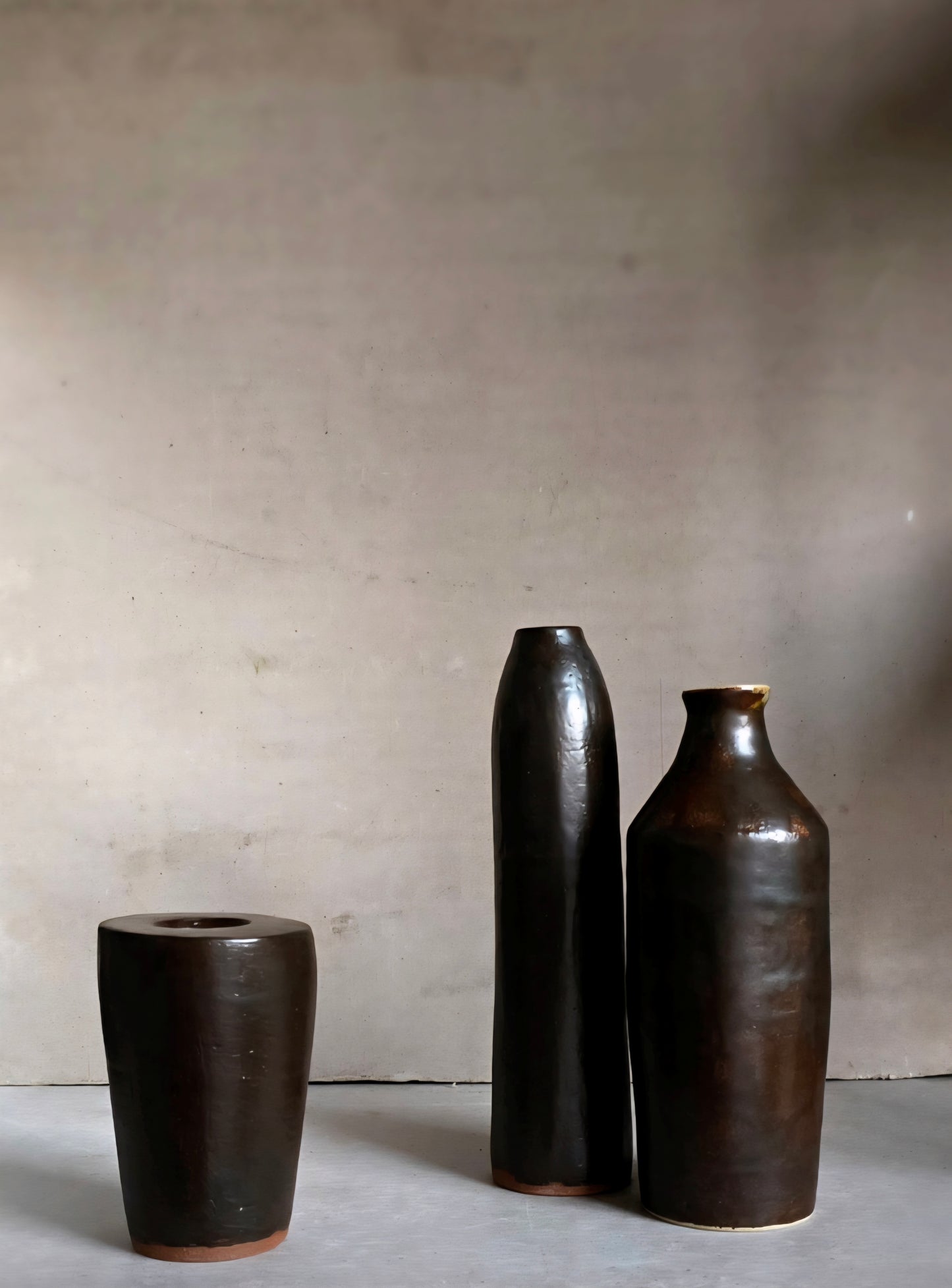 Earthy Brown Vessel Collection