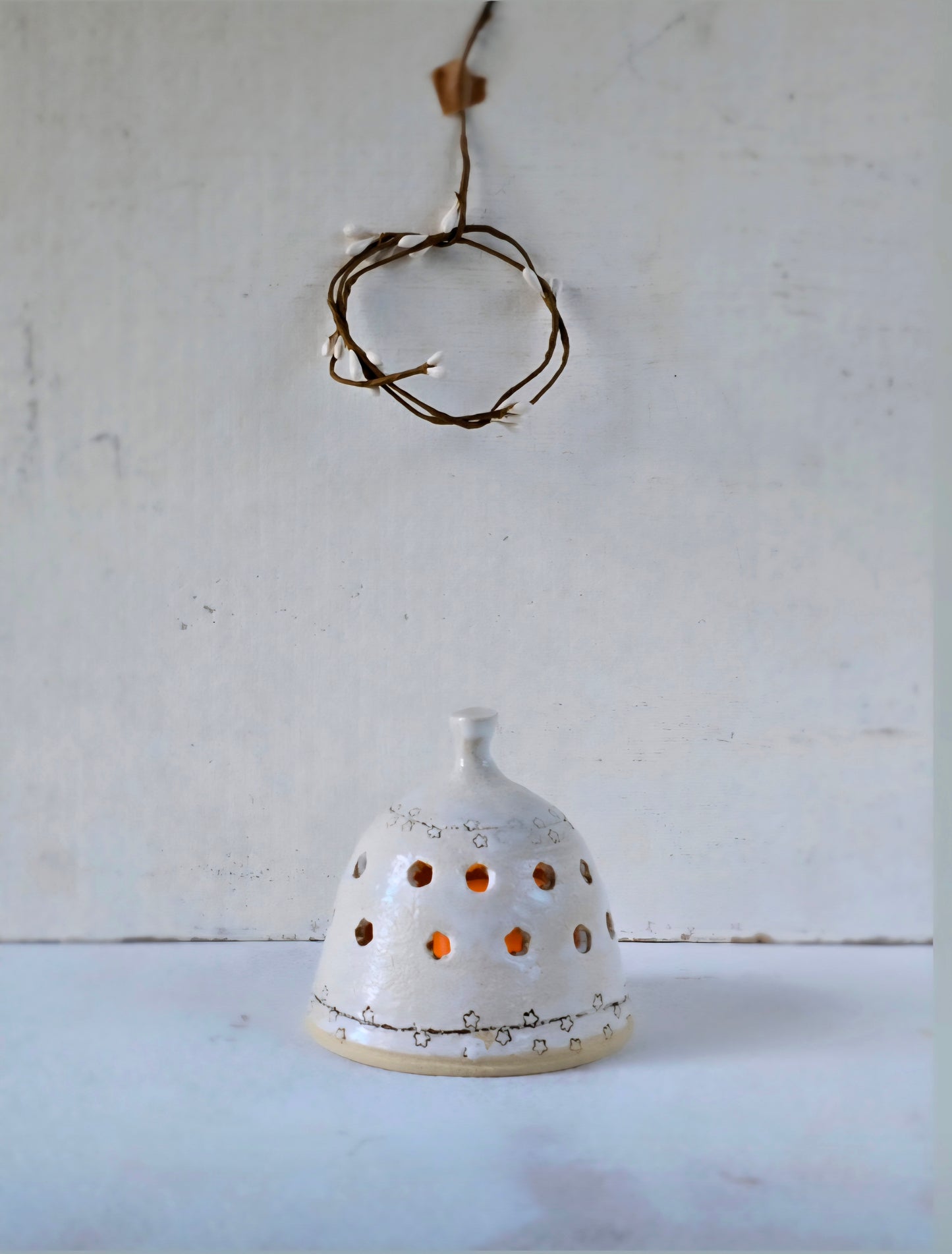 The Christmas Bell Collection — Handcrafted Ceramic Tealight Holders