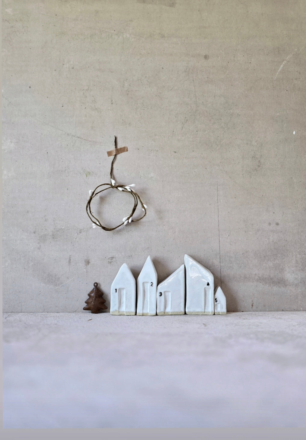— Handcrafted Little Houses — the White Collection Gift-Boxed & Truly Unique-