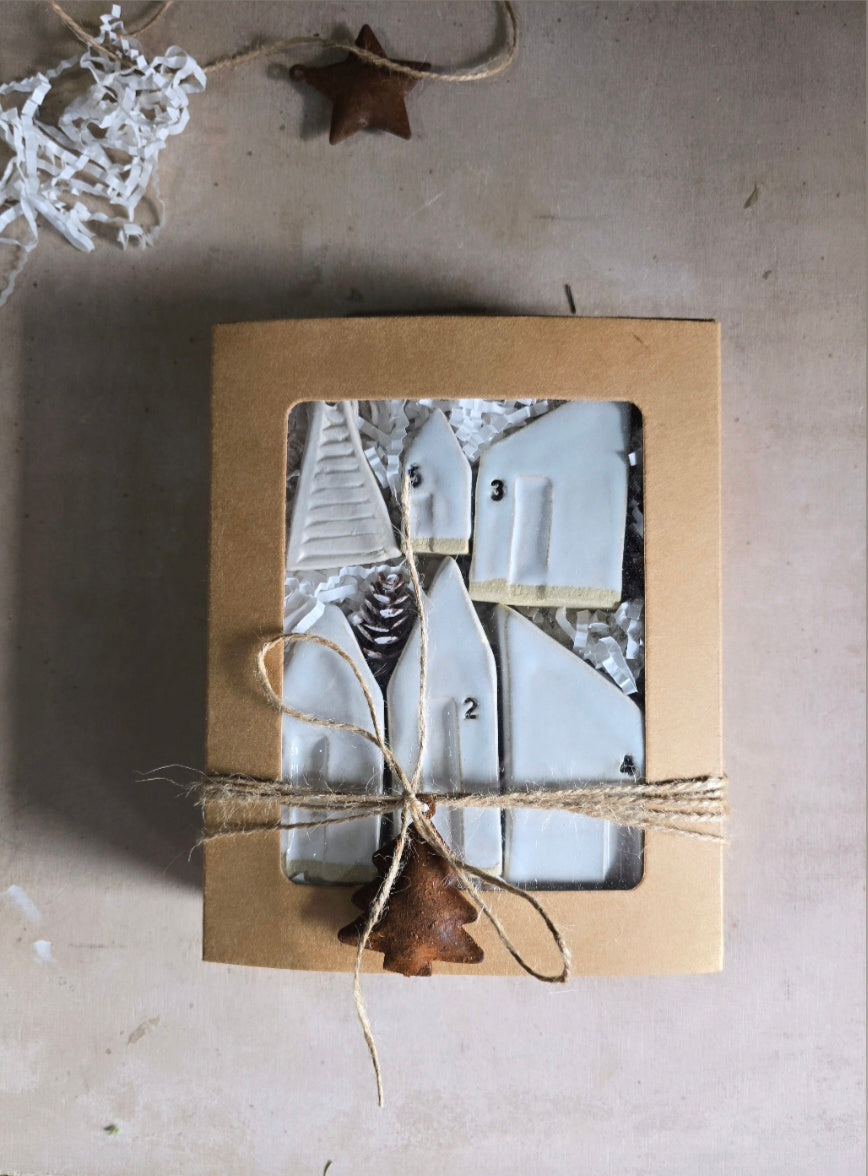 — Handcrafted Little Houses — the White Collection Gift-Boxed & Truly Unique-