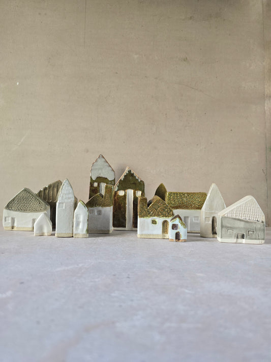 Handcrafted Olive Grove Collection - Eden -Little Houses- (Gift boxed & Unique)